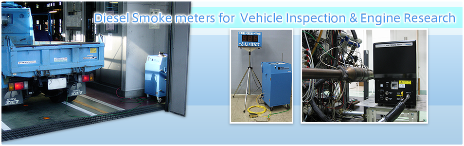 Diesel Smoke meters for  Vehicle Inspection & Engine Research